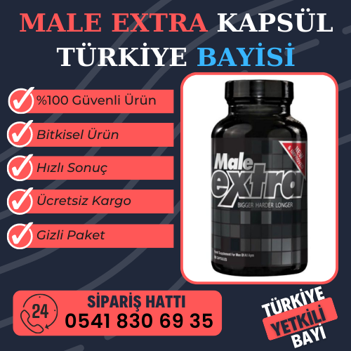 Male Extra Sertleştirici 30 Kapsül